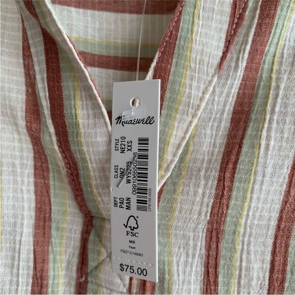 NWT Madewell 100% Cotton Shirt - Picture 4 of 5